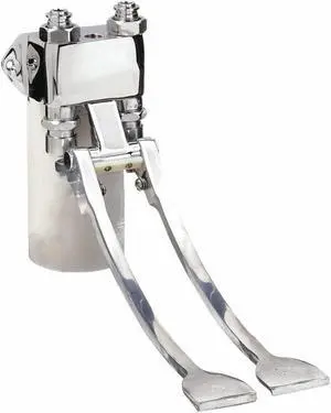 CHICAGO FAUCET 834-EPABCP Pedal Box, 1/2 In.NPT, w/Extended Pedals