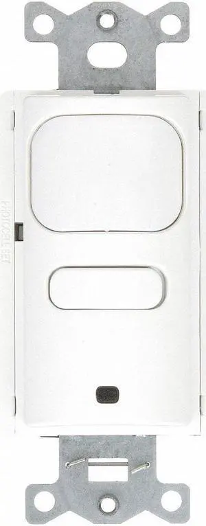 HUBBELL WIRING DEVICE-KELLEMS AP2000W1 Occ/Vac Sensor, PIR, 1000sq.ft., White