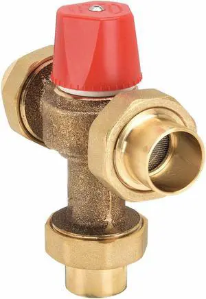 WATTS LF1170-M2-US Thermostatic Mixing Valve,1 in.