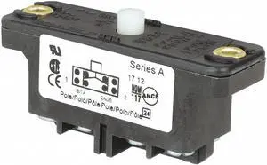 Industrial Swch, 10A, 2 NO, 2 NC, Button