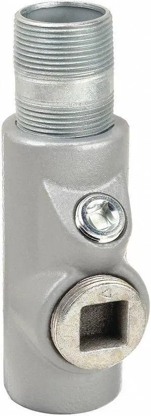 5-1/16" Sealing Fitting, 25% Fill, 1-1/4" FNPT x 1-1/4 MNPT Ends, Grayloy Iron