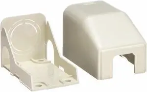 HUBBELL WIRING DEVICE-KELLEMS PT12CA Ceiling Adapter, White, PVC, Premise-Trak