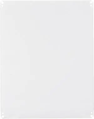WIEGMANN NP3024C Interior Panel, 12 Gangs, Steel, Back Panel Box Type