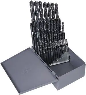 CLE-LINE C21159 29PC 3/8 Reduced Shank General Purpose Jobber Dril Set Cle-Line