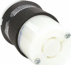 HUBBELL WIRING DEVICE-KELLEMS HBL2443 Locking Connector, L18-20R, 20 A,