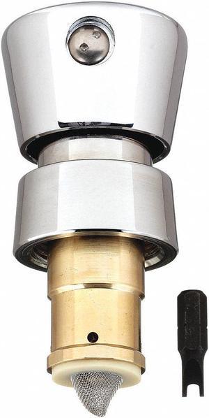 T&s Brass Metering Hot Cartridge,  T&S Faucets For Use With,  Chrome 3" 238AH