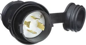 HUBBELL WIRING DEVICE-KELLEMS HBL2721SW 30A Watertight Twist-Lock Plug 3P 4W