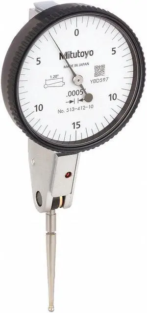 MITUTOYO 513-412-10E Dial Test Indicator,Hori,0 to 0.030 In