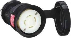 HUBBELL WIRING DEVICE-KELLEMS HBL2733SW 30A Watertight Twist-Lock Connector 3P