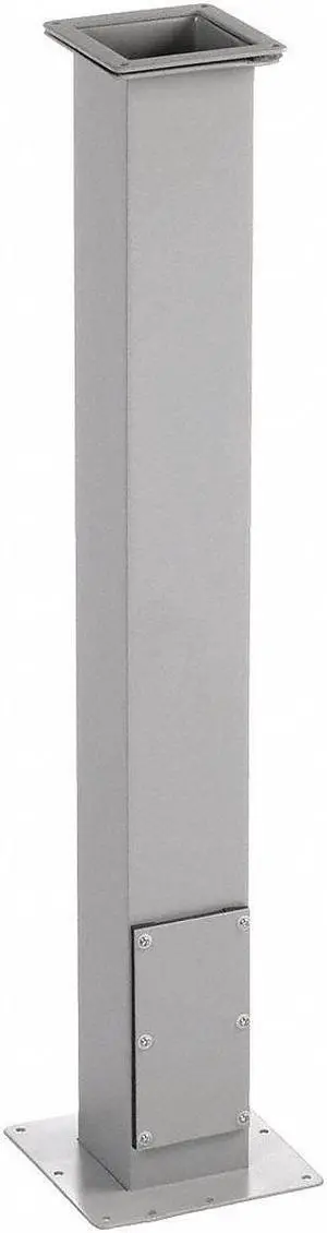WIEGMANN WA44CCOL Straight Pedestal Column, Column Accessory, Carbon Steel