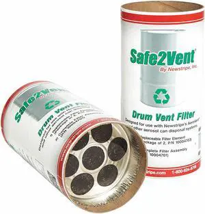 Filter, For Use With Aerosol Spray Cans, 53JT40, 53JT42, 53JT43, 53JT44