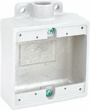 HUBBELL KILLARK 2FS-2M Weatherproof Electrical Box, 32 cu in, FS Box Type, 2