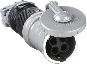 HUBBELL WIRING DEVICE-KELLEMS HBL4100CS2W Pin and Sleeve Connector,100A,600VAC HUBBELL WIRING DEVICE-KELLEMS HBL4100CS2W Pin and Sleeve Connector,100A,600VAC