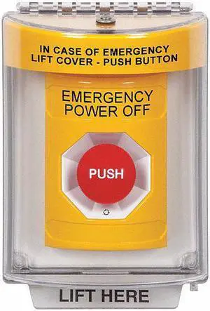 SAFETY TECHNOLOGY INTERNATIONAL SS2231PO-EN Emergency Power Off Push
