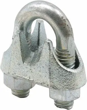 PRIMELINE TOOLS GD 12252 Cable Clamp, Steel, 5/16 in Bundle Dia., Gray, 5/16 in