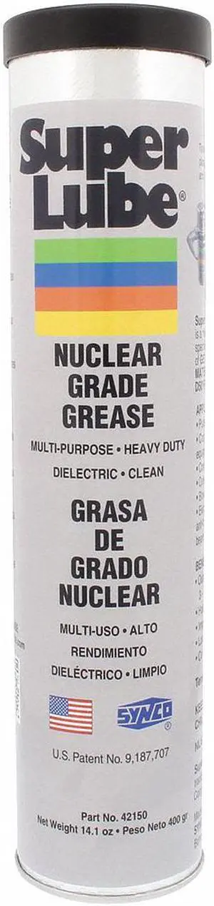SUPER LUBE 42150 Nuclear Grade Approved Grease Cartridge, White