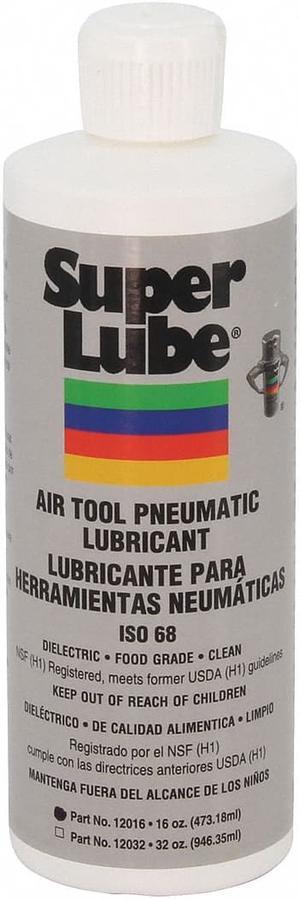 SUPER LUBE 12016 1 pt., Bottle, Synthetic, Translucent