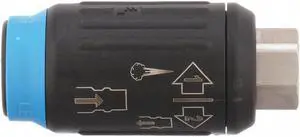 LEGRIS 9415U06 14 Coupler,1/4,Glass Reinforced Nylon