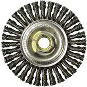 Dualife Stba-432 Stringer Bead Twist Knot Wire Wheel, 4" Dia, .02 Wire