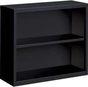 Lorell Steel Bookcase. 2-Shelf 34-1/2"x12-5/8"x30" Black 41282 Lorell Steel Bookcase. 2-Shelf 34-1/2"x12-5/8"x30" Black 41282