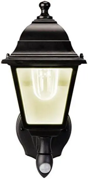 MAXSA Innovations 43319-RS Black 3.2-Pound Battery-Powered Motion-Activated Wall Sconce with Warm White LEDs
