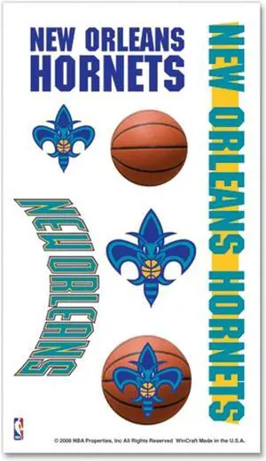 New Orleans Hornets Temporary Tattoos