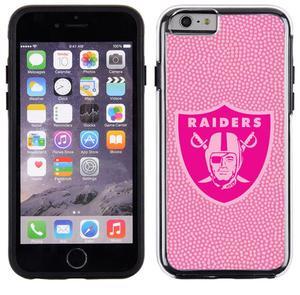Las Vegas Raiders Phone Case Pink Football Pebble Grain Feel Iphone 6 Co