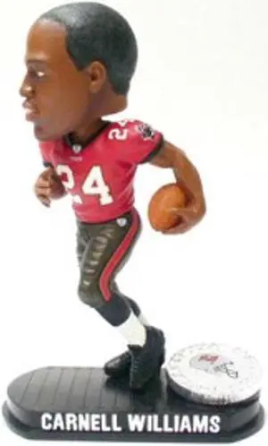 Tampa Bay Buccaneers Carnell Williams Forever Collectibles Black Base Bobblehead CO