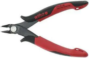 Wiha 56818 Precision Electronic Diagonal Cutters with Wide Pointed Head Wiha 56818 Precision Electronic Diagonal Cutters with Wide Pointed Head