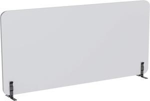 Lorell Acoustic Desktop Privacy Panel Light gray