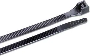 46-210UVB DoubleLock Cable Tie, 11 Inch., lbs. Tensile Strength, Wire / Cord Management Industrial and Household Use, Nylon Zip Tie, 100 Pk., UV Resistant Black 46-210UVB DoubleLock Cable Tie, 11 Inch., lbs. Tensile Strength, Wire / Cord Management Industrial and Household Use, Nylon Zip Tie, 100 Pk., UV Resistant Black