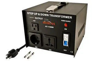 AC-1500 Step Up/Down Voltage Converter Transformer 110V/220V - 1500 Watts AC-1500 Step Up/Down Voltage Converter Transformer 110V/220V - 1500 Watts