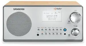 HDR-18 HD Radio/FM-Stereo/AM Wooden Cabinet Table Top Radio Silver HDR-18 HD Radio/FM-Stereo/AM Wooden Cabinet Table Top Radio Silver