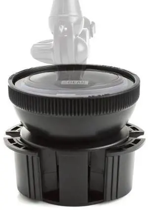 USA GEAR Mounting Pad Disk Adapter for Cup Holder Mounts - Phone Mount Suction Pad for Cup Holder Suction Mount - Adjustable Design up to 3.75 Inches, For Dash Mount Phone Holder, Qi Charger, and more