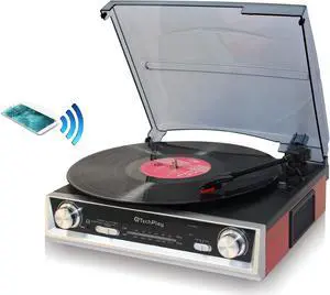 TechPlay ODC107BT, Bluetooth Connection, 3-Speed Turntable FM Radio TechPlay ODC107BT, Bluetooth Connection, 3-Speed Turntable FM Radio