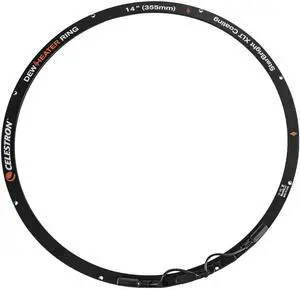 Celestron - Dew Heater Ring - Aluminum Dew Prevention - Compatible 14  Schmidt-Cassegrain  EdgeHD  RASA Telescope Black