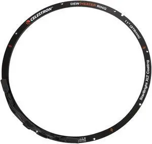 Celestron - Dew Heater Ring - Aluminum Dew Prevention - Compatible 11  Schmidt-Cassegrain  EdgeHD  RASA Telescope Black