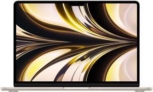 Apple 2022 MacBook Air Laptop with M2 chip: Built for Apple Intelligence, 13.6-inch Liquid Retina Display, 16GB RAM, 256GB SSD Storage, Backlit Keyboard, 1080p FaceTime HD Camera; Starlight