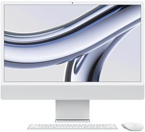 Apple 2023 iMac All-in-One Desktop Computer with M3 chip: 8-core CPU, 10-core GPU, 24-inch Retina Display, 8GB Unified Memory, 256GB SSD Storage, Matching Accessories. Works with iPhone/iPad; Silver