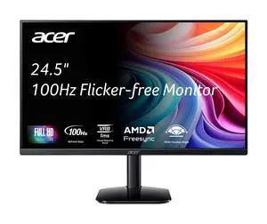 KB252Q E0bi 24.5" IPS Full HD (1920 x 1080) Zero-Frame Gaming Office Monitor AMD FreeSync Technology Up to 100Hz Refresh 1ms (VRB) Low Blue Light Tilt HDMI & VGA Ports KB252Q E0bi 24.5" IPS Full HD (1920 x 1080) Zero-Frame Gaming Office Monitor AMD FreeSync Technology Up to 100Hz Refresh 1ms (VRB) Low Blue Light Tilt HDMI & VGA Ports