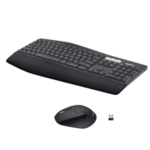 MK850 Performance Wireless Keyboard and Mouse Combo - Graphite | Connect via Bluetooth or included USB-A receiver, oversized wave-shaped keyboard, full size mouse with 8 customizable buttons MK850 Performance Wireless Keyboard and Mouse Combo - Graphite | Connect via Bluetooth or included USB-A receiver, oversized wave-shaped keyboard, full size mouse with 8 customizable buttons