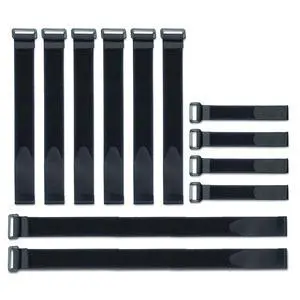 Cinch Straps With Buckle, Variety Sizes 8in-12in-18in, 12 Pk | Reusable Fastening Straps For Organizing Cords And Cables, Securing Gear, Bundling Supplies And General Purpose Storage Cinch Straps With Buckle, Variety Sizes 8in-12in-18in, 12 Pk | Reusable Fastening Straps For Organizing Cords And Cables, Securing Gear, Bundling Supplies And General Purpose Storage