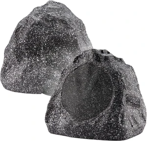 2R6G Outdoor Granite 6.5" Rock 2 Speaker Set for Deck Pool Spa Yard Garden 2R6G Outdoor Granite 6.5" Rock 2 Speaker Set for Deck Pool Spa Yard Garden