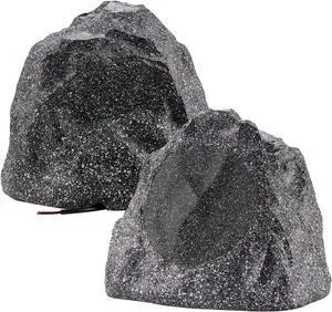 2R8G Outdoor Granite 8" Rock 2 Speaker Set for Deck Pool Spa Yard Garden 2R8G Outdoor Granite 8" Rock 2 Speaker Set for Deck Pool Spa Yard Garden