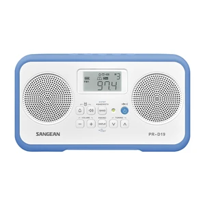 FM Stereo/AM Digital Tuning Portable Radio with Protective Bumper (Blue) FM Stereo/AM Digital Tuning Portable Radio with Protective Bumper (Blue)