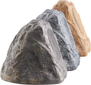 OSD 6.5"" Slate High Fidelity Outdoor Rock Speaker 150W Weather Resistant Passive Stereo Pair RS670