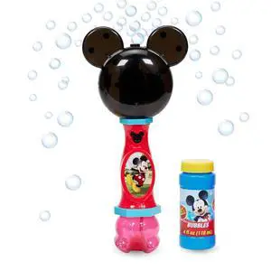 Disney Mickey Mouse Light and Sound Musical Bubble Wand, Includes Bubble Solution, Multi (20511) Disney Mickey Mouse Light and Sound Musical Bubble Wand, Includes Bubble Solution, Multi (20511)