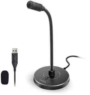 _Mega Brand USB Computer Microphone G009, Noise-Cancelling Recording Desktop Mic for PC/Laptop for Online Chatting, Home Studio, Podcasting, Gaming, Skype, YouTube with Mute Function(Windows/Mac)