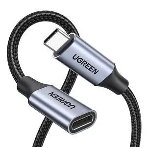 UGREEN USB C Extension Cable, (10Gbps/100W) USB C Extender, Fast Charging & Transfer Type C Male to Female Cord Compatible with PSVR2/MacBook Air M2 Pro//iPad Pro/Magsafe 3.3 ft UGREEN USB C Extension Cable, (10Gbps/100W) USB C Extender, Fast Charging & Transfer Type C Male to Female Cord Compatible with PSVR2/MacBook Air M2 Pro//iPad Pro/Magsafe 3.3 ft