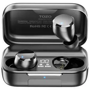 T12 Pro Wireless Earbuds with Qualcomm QCC3040, aptX Stereo Sound | 4 Mics CVC 8.0 Call Noise Cancelling Ear Buds, 2500mAh Wireless Charging Case, IPX8 Waterproof, 10mm Drivers, Premium Audio T12 Pro Wireless Earbuds with Qualcomm QCC3040, aptX Stereo Sound | 4 Mics CVC 8.0 Call Noise Cancelling Ear Buds, 2500mAh Wireless Charging Case, IPX8 Waterproof, 10mm Drivers, Premium Audio